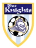 Blue KNIGHTS Soccer Club logo