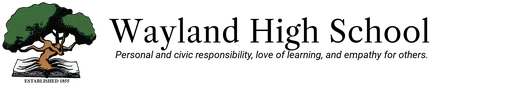 Wayland High School Scholarship Committee logo