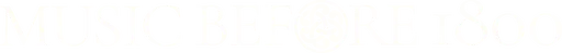 Music Before 1800 Inc logo