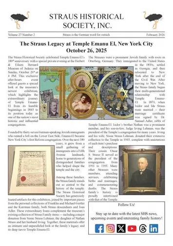 Straus Historical Society logo