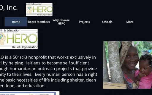 Health and Education Relief Organization Hero Inc logo