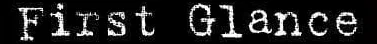 First Glance Student Center logo