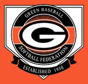 Green Baseball-Softball Federation logo