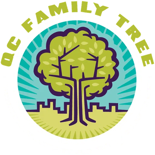 The QC Family Tree Inc logo