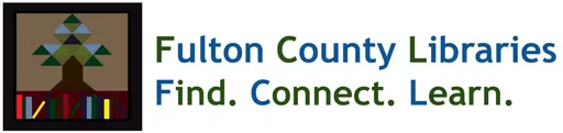 The Fulton County Library Inc logo