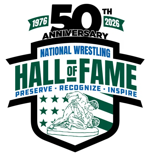 National Wrestling Hall of Fame logo