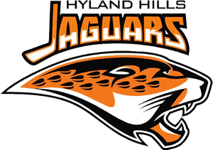 The HYLAND Hills Junior Hockey Association logo