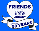 Friends of the Irving Public Library System logo