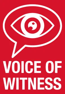 Voice of Witness -a Nonprofit Public Benefit Corporation logo