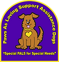 Paws as Loving Support Assistance Dogs logo