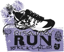 Resolution Run to Kick Cancer logo