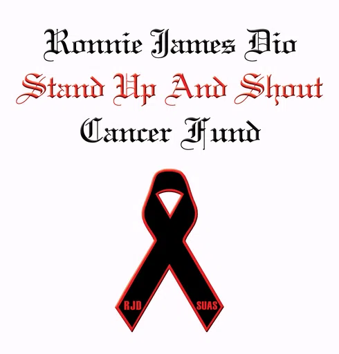 Ronnie James Dio Stand up and Shout Cancer Fund logo