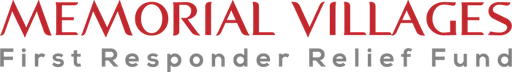 Memorial Villages First Responder Relief Fund logo