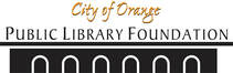 City of Orange Public Library Foundation logo