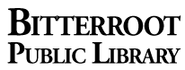 Bitterroot Public Library Foundation Inc logo