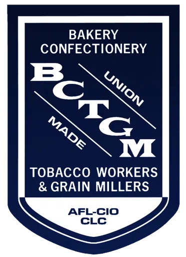 Bakery Confectionery Tobacco Workers and Grain Millers International Uni logo