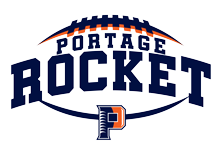 Portage Rocket Football logo