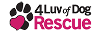 4 Luv of Dog Rescue logo