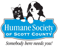 Humane Society of Scott County logo