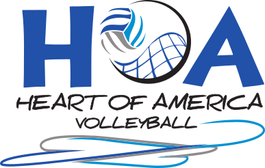 Heart of America Region Volleyball Association logo