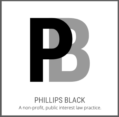 The Phillips Black Project a Public Interest Non Profit Law Office logo