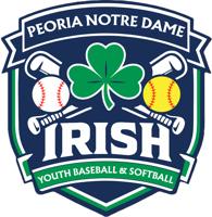 Peoria Notre Dame Youth Baseball and Softball League logo