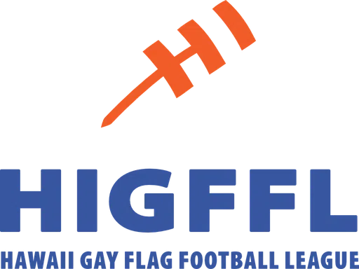 Hawaii Gay Flag Football League Inc logo