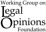 Working Group on Legal Opinions Foundation logo