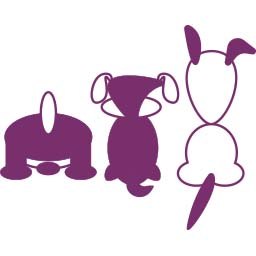 WIGGLY Tails Dog Rescue logo