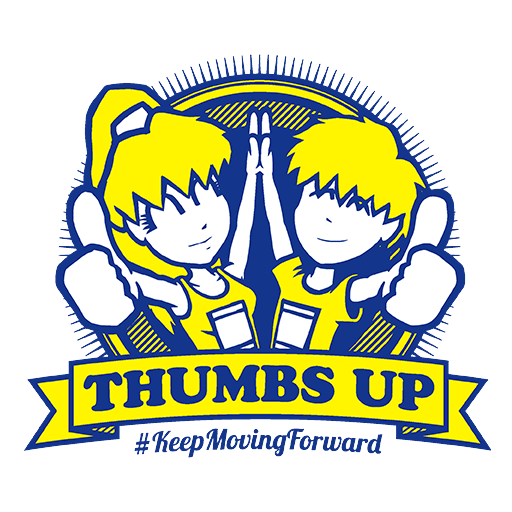 THUMBS up High 5k logo