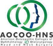 American Osteopathic Colleges of Opthalmology and Otolaryngology logo
