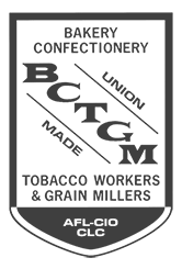 Bakery Confectionery Tobacco Workers and Grain Millers International Uni logo