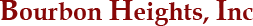 Bourbon Heights Incorporated logo