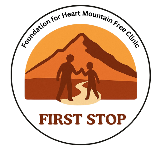 The Foundation for Heart Mountain Free Clinic logo