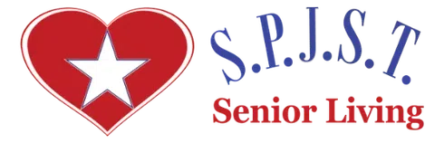 S P J S T Senior Living logo