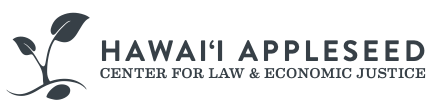 Hawaii Appleseed Center for Law and Economic Justice logo