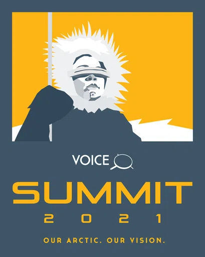 Voice of the Arctic Inupiat logo