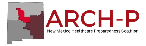 Albuquerque Regional Coalition for Healthcare Preparedness Arch-P logo
