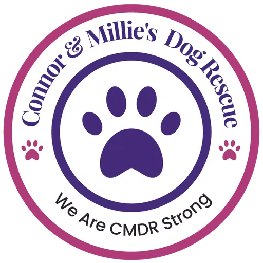 Connor and Millies Dog Rescue CMDR logo