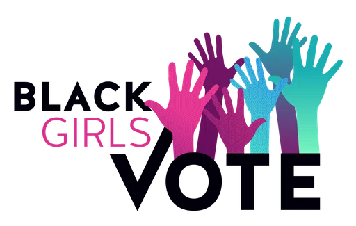 Black Girls Vote 4 H E R Inc logo