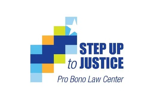 Step up to Justice logo