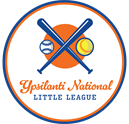 Ypsilanti National Baseball and Softball logo