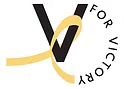 V for Victory Over Cancer logo