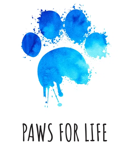 Paws for Life K9 Rescue logo