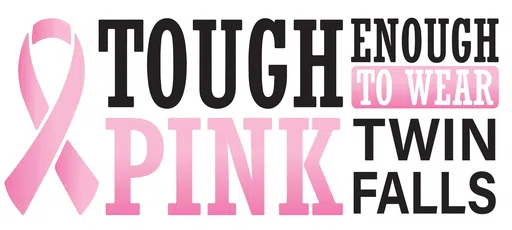 Tough Enough to Wear Pink Twin Falls logo