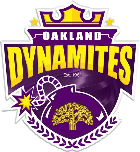 Oakland Dynamites Football and Cheer Elite logo