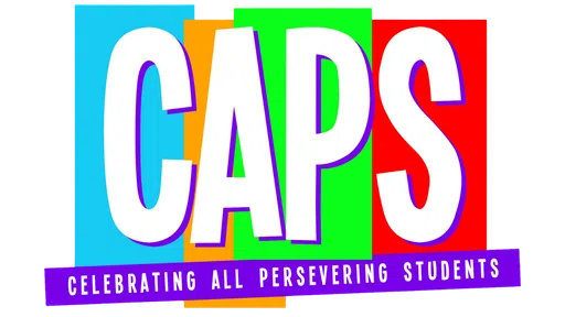 Caps or Celebrating All Persevering Students logo