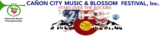 Canon City Music and Blossom Festival logo