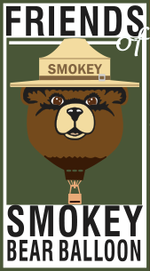 Friends of Smokey Bear Balloon logo