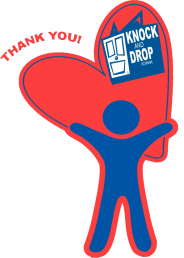Knock and Drop Iowa logo